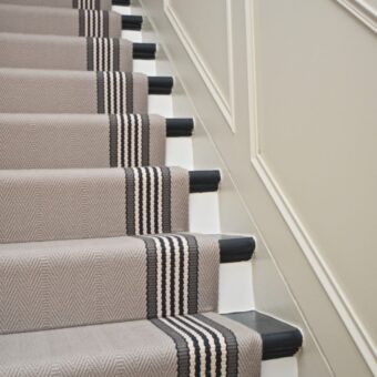 Berwick - Moonstone stair runner by Off The Loom