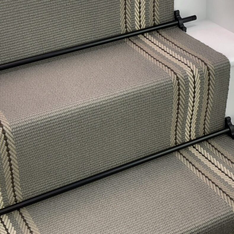 Brampton - Seaweed stair runner by Off The Loom