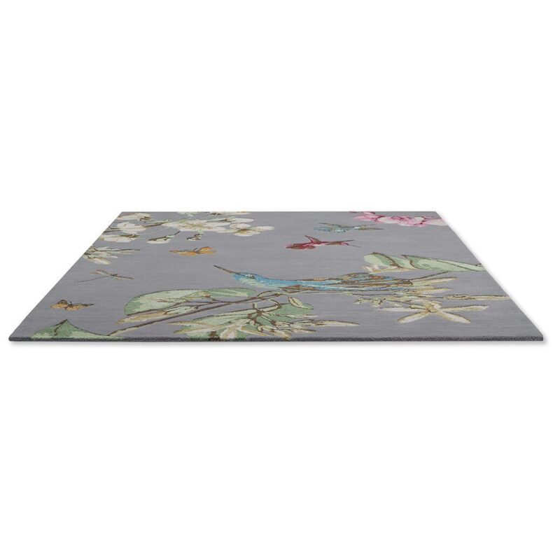 Hummingbird Grey 37804 rug by Wedgwood