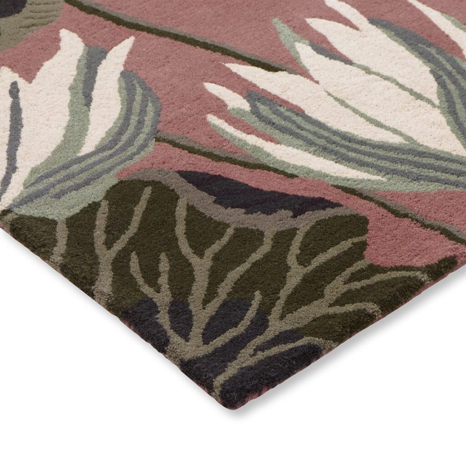 Waterlily Dusty Rose 38602 rug by Wedgwood