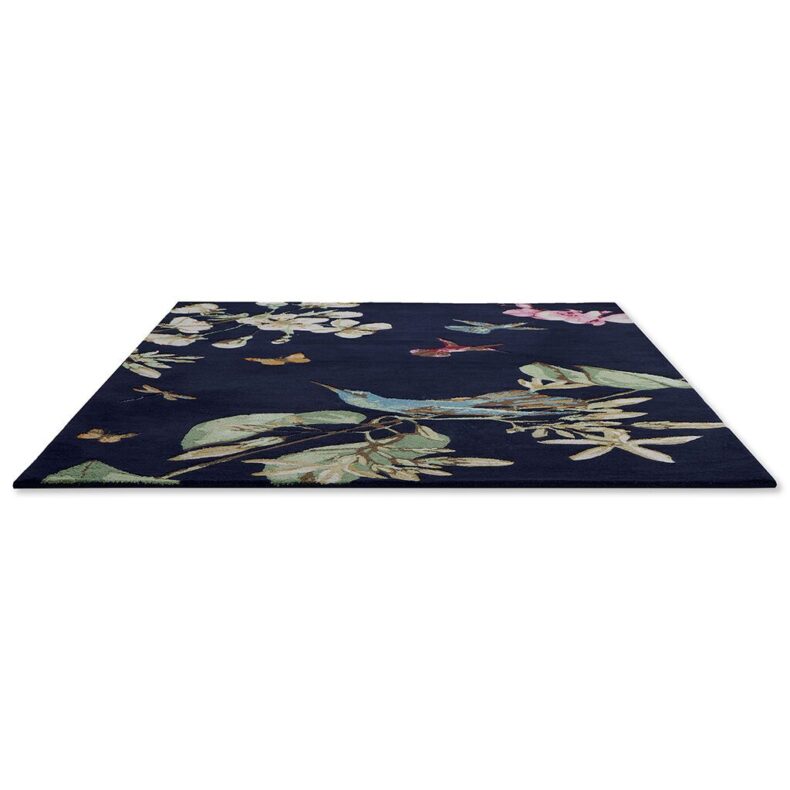 Hummingbird Navy 37818 rug by Wedgwood