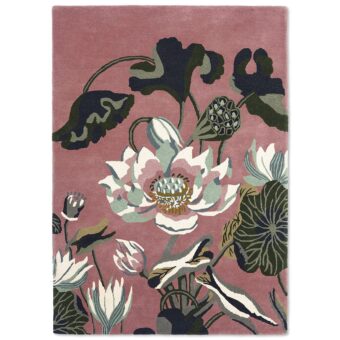 Waterlily Dusty Rose 38602 rug by Wedgwood