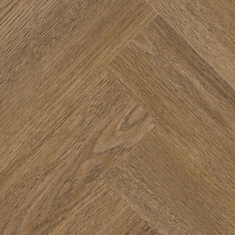 View of New England Oak - Toffee Herringbone luxury vinyl tile by Invictus