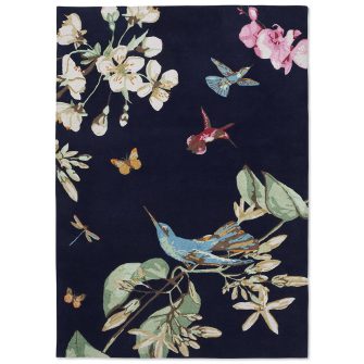 Hummingbird Navy 37818 rug by Wedgwood