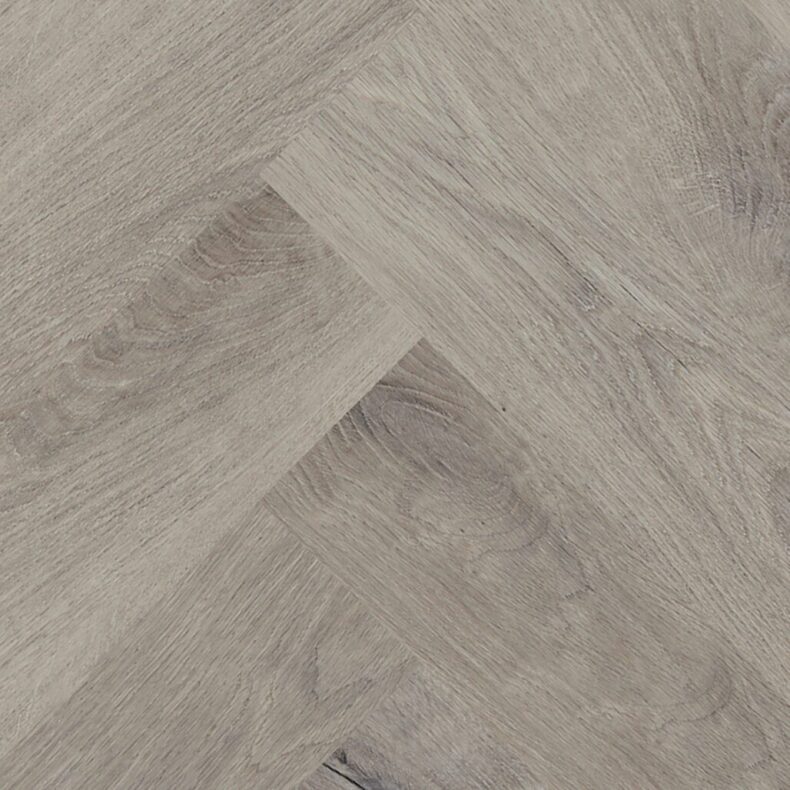 View of Royal Oak - Dove Herringbone luxury vinyl tile by Invictus