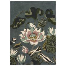Waterlily Midnight Pond 38608 rug by Wedgwood