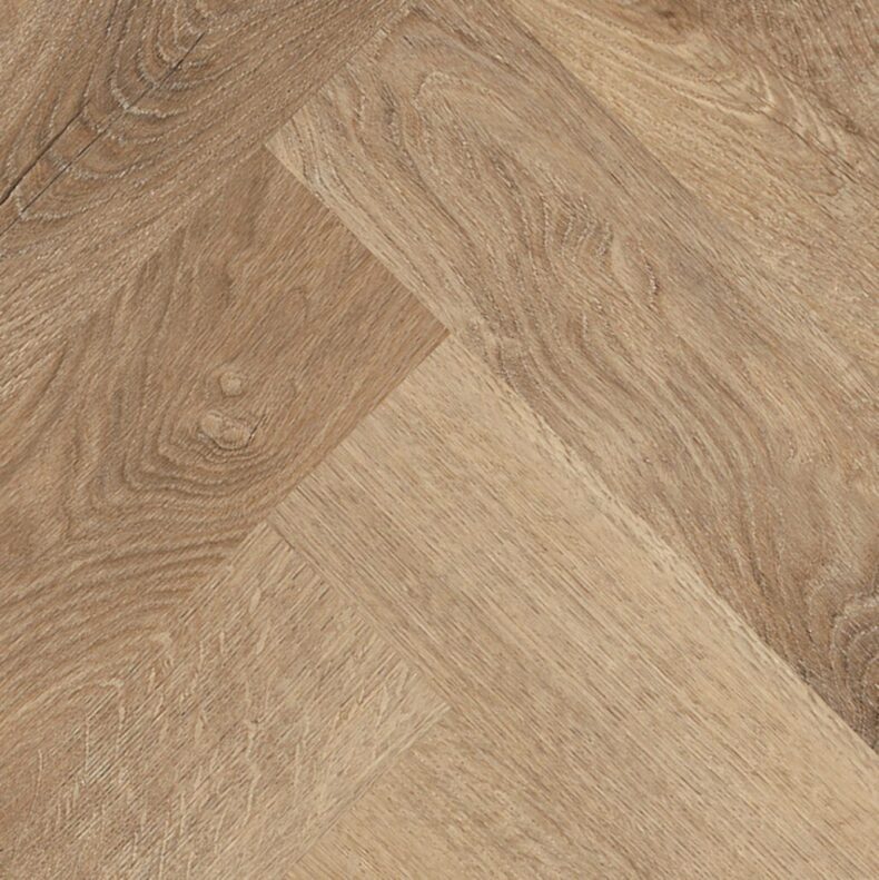 View of Royal Oak - Traditional Herringbone luxury vinyl tile by Invictus