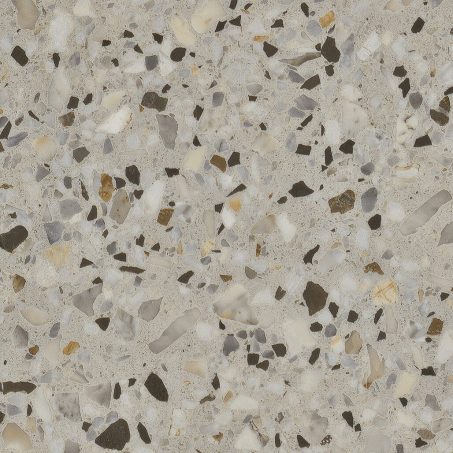 View of Terrazzo Time - Taupe luxury vinyl tile by Invictus