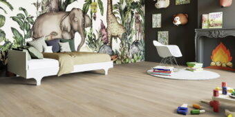 View of French Oak - Desert (Maximus) luxury vinyl tile by Invictus