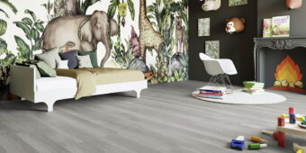 View of French Oak - Storm (Maximus) luxury vinyl tile by Invictus