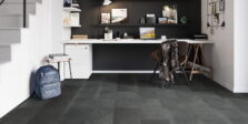 View of Groovy Granite - Lava (Maximus Click) luxury vinyl tile by Invictus