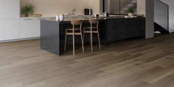 View of Highland Oak - Chocolate (Maximus Click) luxury vinyl tile by Invictus