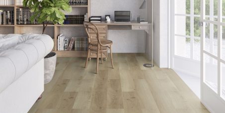 View of Highland Oak - Classic (Maximus Click) luxury vinyl tile by Invictus