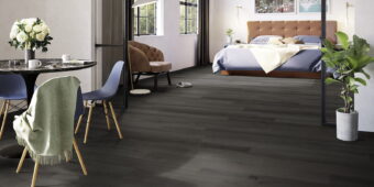 View of Highland Oak - Ebony (Maximus) luxury vinyl tile by Invictus