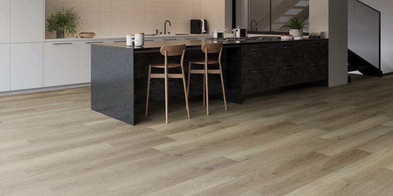 View of Highland Oak - Roasted (Maximus Click) luxury vinyl tile by Invictus