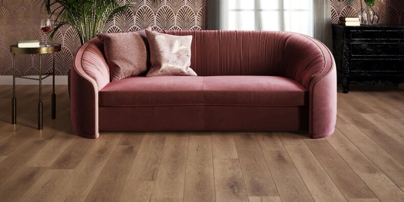 View of Royal Oak - Mocca luxury vinyl tile by Invictus