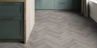 View of Royal Oak - Nordic Herringbone luxury vinyl tile by Invictus
