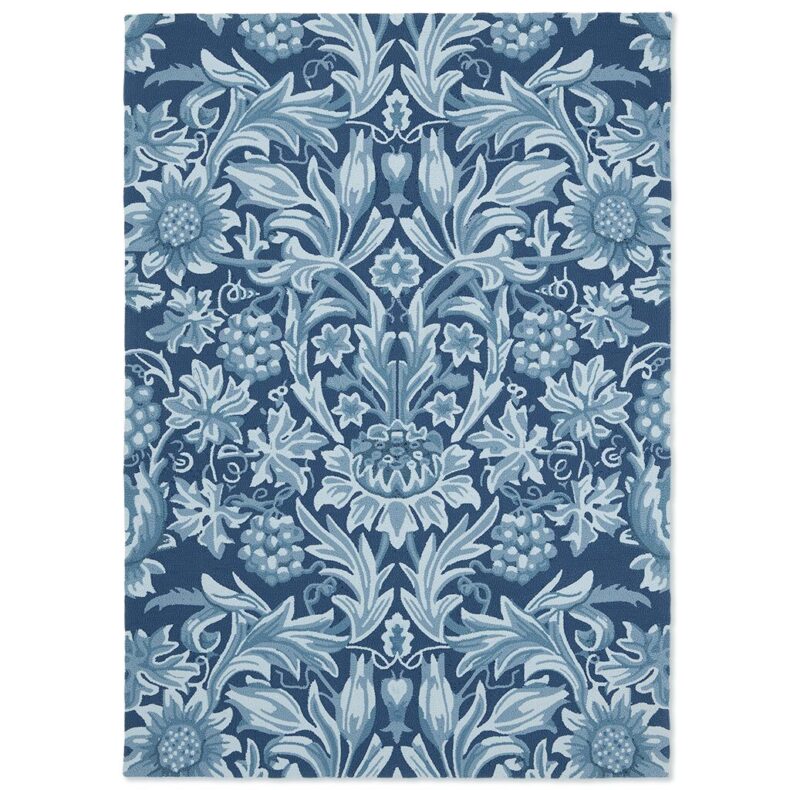 Sunflower Webb Blue 427907 rug by Morris
