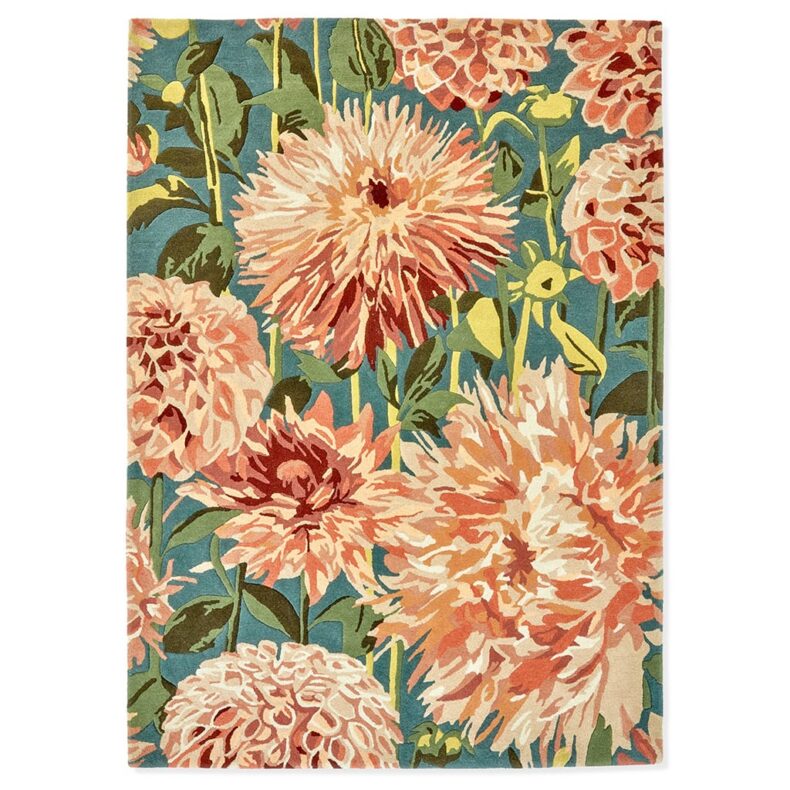 Dahlia Coral Wilderness 142408 rug by Harlequin