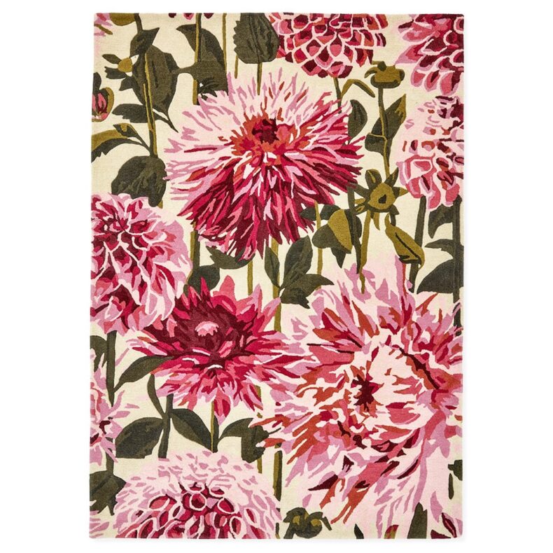 Dahlia Fuchsia Palm 142402 rug by Harlequin