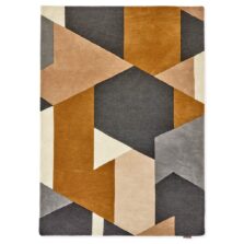 Popova Caramel Slate Shell 143101 rug by Harlequin