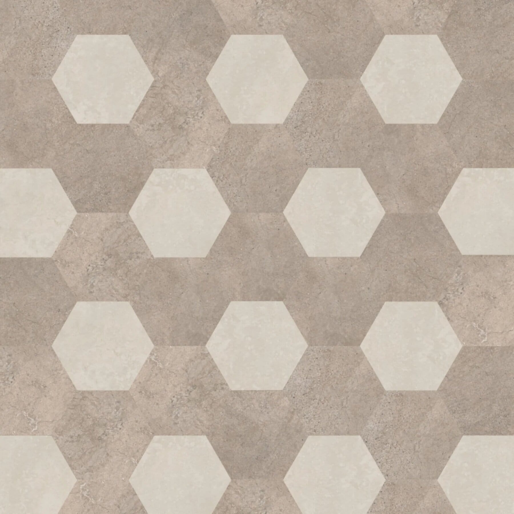 View of KAL09 Hexa luxury vinyl tile by Karndean