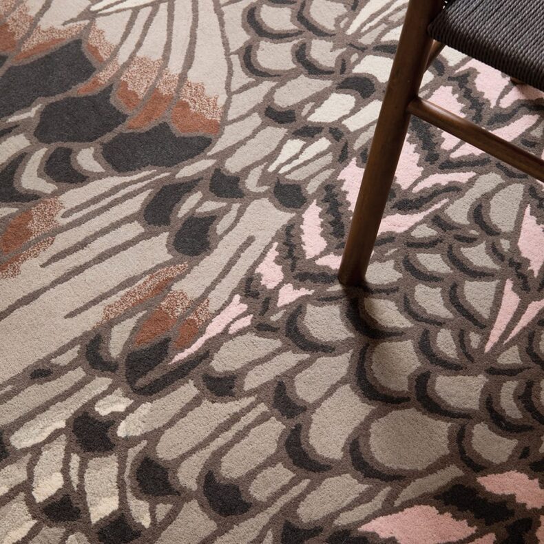 Feathers Natural 162404 rug by Ted Baker