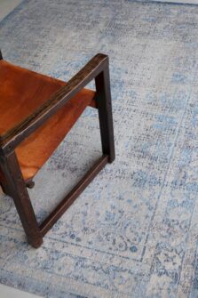 Fading World Collection Medallion Grey Jeans 9065 rug by Louis De Poortere