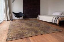 Meditation Collection Coral Black Gold 9227 rug by Louis De Poortere