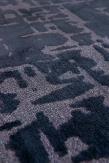 Structures Collection Baobab Black Water 9200 rug by Louis De Poortere