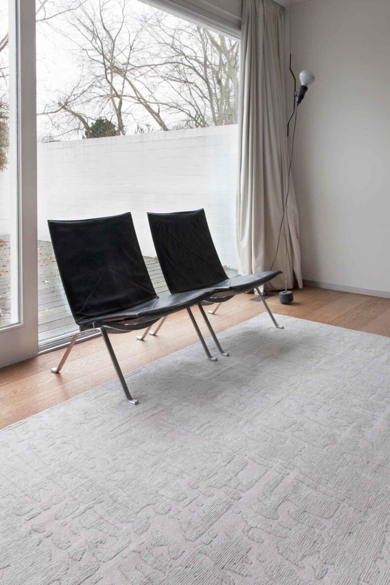 Structures Collection Baobab Tsingy Oyster 9198 rug by Louis De Poortere