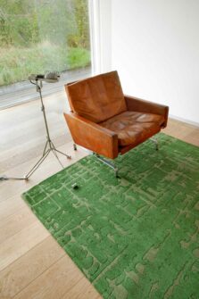 Structures Collection Baobab Perrier's Green 9202 rug by Louis De Poortere
