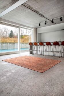 Structures Collection Baobab Za Copper 9199 rug by Louis De Poortere