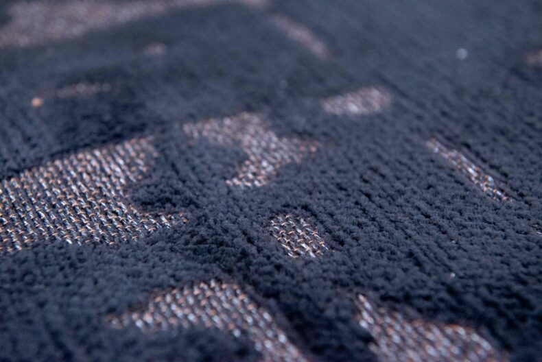 Structures Collection Baobab Black Water 9200 rug by Louis De Poortere
