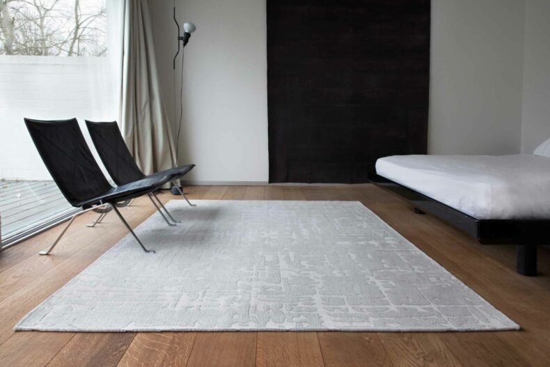 Structures Collection Baobab Tsingy Oyster 9198 rug by Louis De Poortere