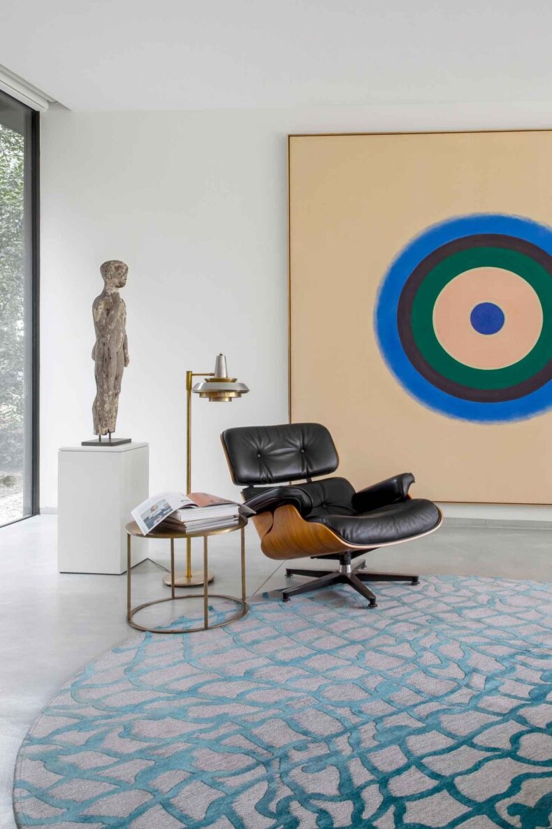 Mad Men Collection Dedalo Blue Marine 9203 rug by Louis De Poortere
