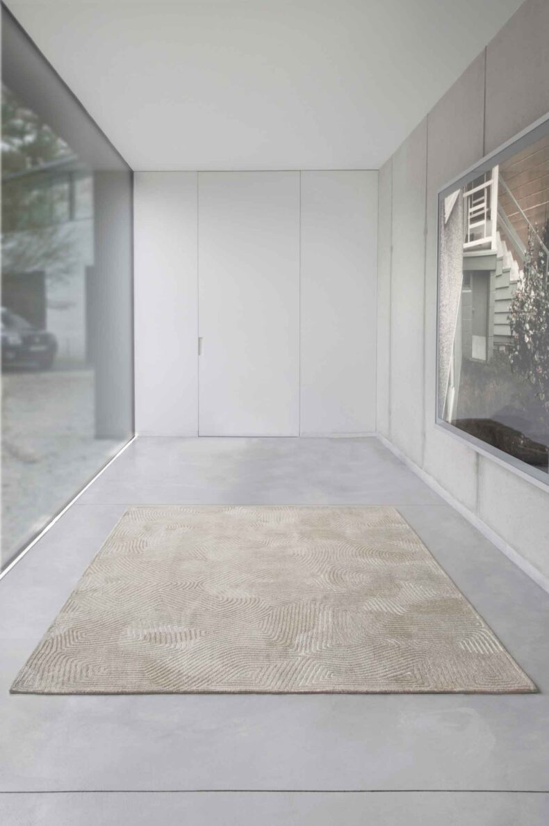 Meditation Collection Coral Shell Beige 9229 rug by Louis De Poortere