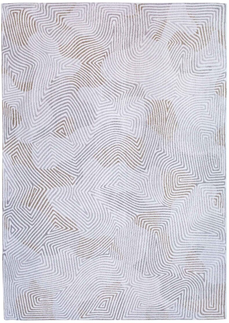 Meditation Collection Coral Oyster White 9228 rug by Louis De Poortere