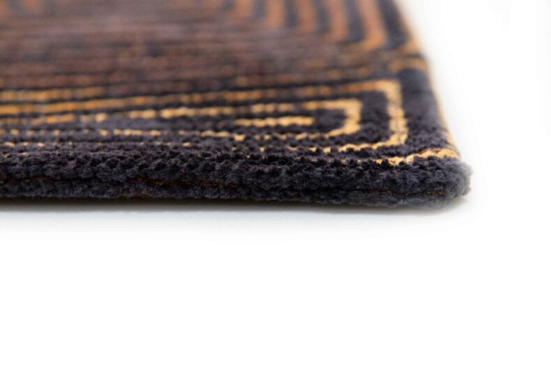 Meditation Collection Coral Black Gold 9227 rug by Louis De Poortere