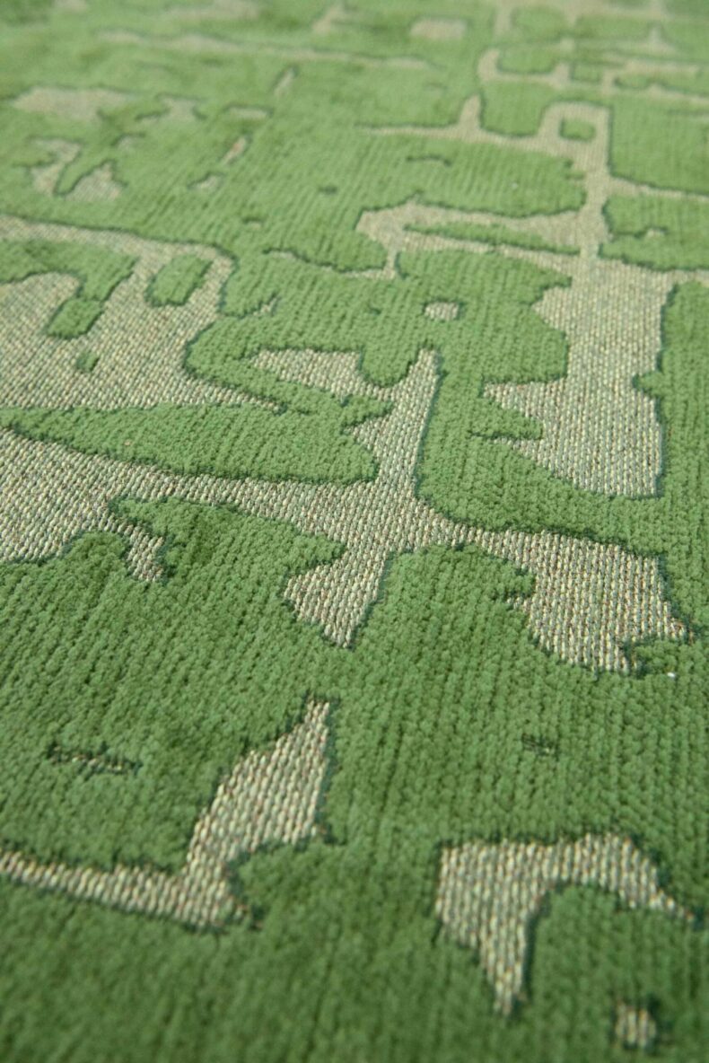 Structures Collection Baobab Perrier's Green 9202 rug by Louis De Poortere