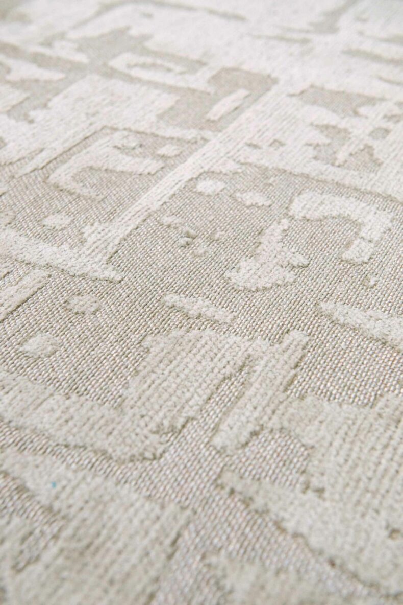 Structures Collection Baobab Dry Beige 9197 rug by Louis De Poortere
