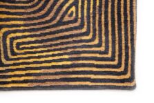 Meditation Collection Coral Black Gold 9227 rug by Louis De Poortere