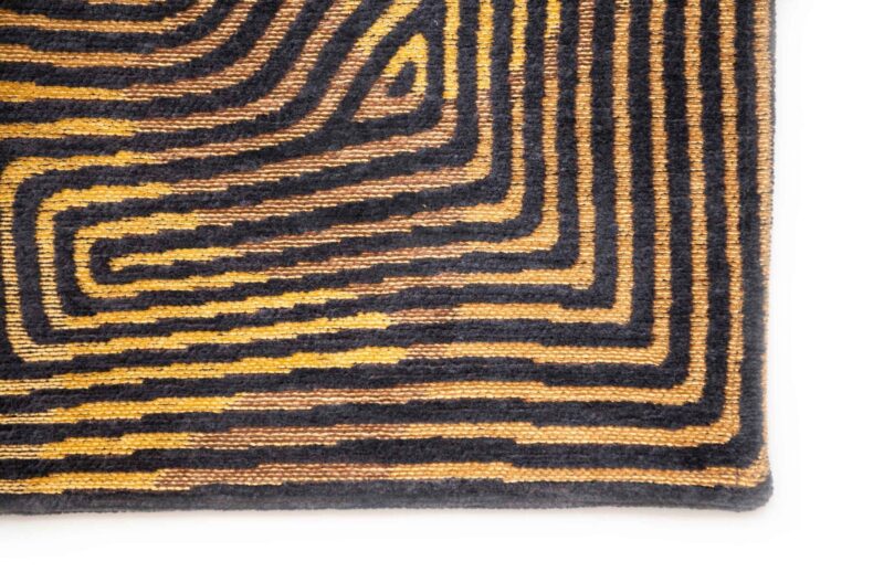 Meditation Collection Coral Black Gold 9227 rug by Louis De Poortere