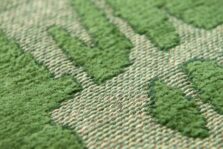 Structures Collection Baobab Perrier's Green 9202 rug by Louis De Poortere