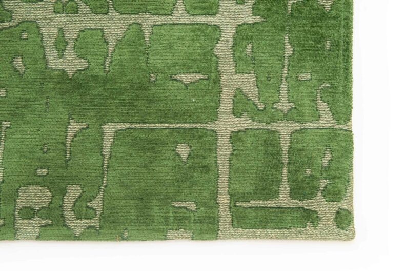 Structures Collection Baobab Perrier's Green 9202 rug by Louis De Poortere