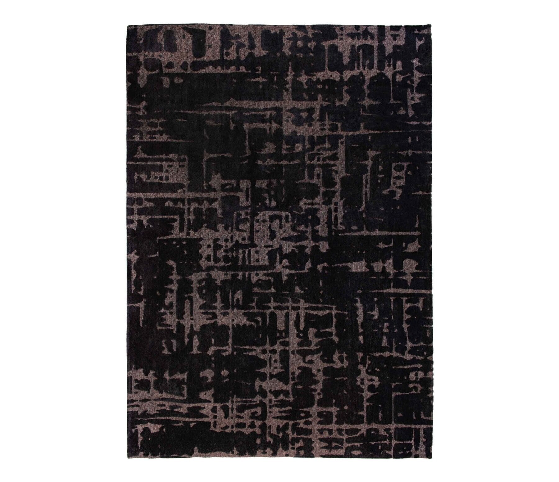 Structures Collection Baobab Black Water 9200 rug by Louis De Poortere