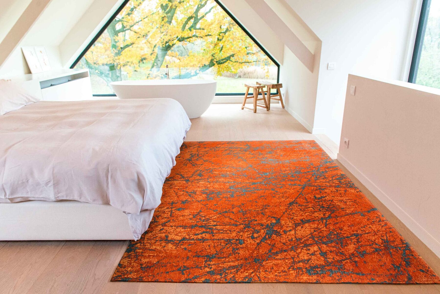 Mad Men Collection Stellar Nebula Orange 9219 rug by Louis De Poortere