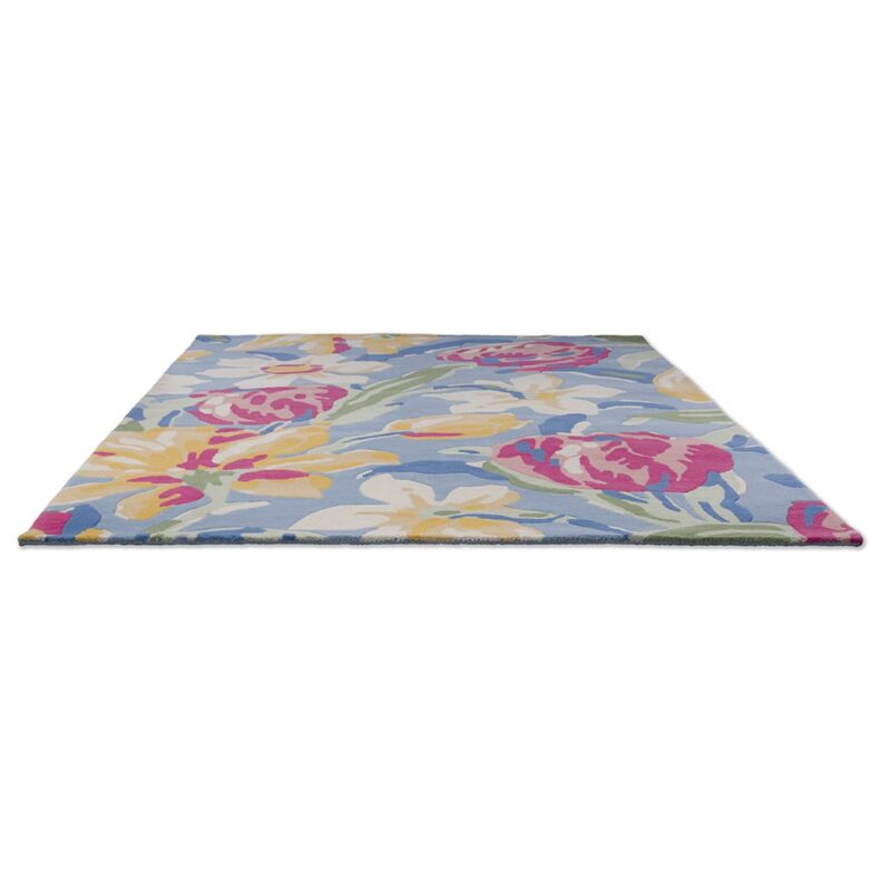 Tuilips China Blue 82208 rug by Laura Ashley
