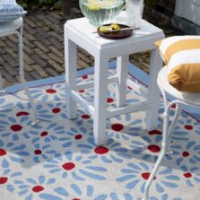 Thorncliff Daisy Sky Blue 480308 rug by Laura Ashley