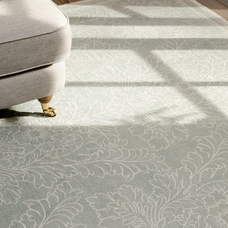 Silchester Pale Sage 81107 rug by Laura Ashley